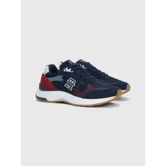 TOMMY HILFIGER - Tenis Deportivas Con Monograma Th Hombre Azul