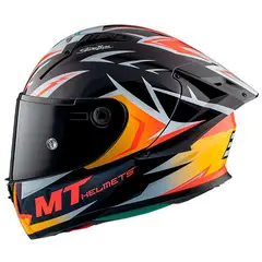 MT HELMETS - KRE+ CARBON ACOSTA A37 AZUL MATE TALLA L