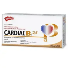 HOLLIDAY - Cardial B 2.5mg 20 Comprimidos