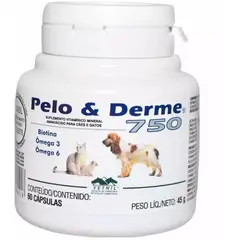 HOLLIDAY - Pelo Y Derme 750 Perdida De Pelo Perros Y Gatos 60 Capsu