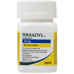 HOLLIDAY - Rimadyl 25 mg Perros Osteoartrosis Postquirúrgico 60 Tab