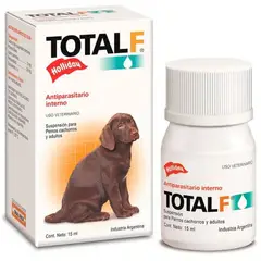 HOLLIDAY - Total F Suspensión Perros Antiparasitario Interno 15ml