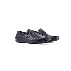OVERSTATE - Mocasines Para Hombre en Cuero Azul Oscuro CA-4552il1