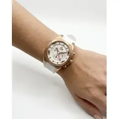 TECHNOSPORT - Reloj Mujer , Blanco oro rosa