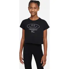 NIKE - Camiseta Niños Tee Crop Air - Negro