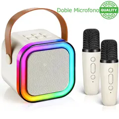 ONE PIXEL - Kit Parlante Y Micrófono Karaoke Para Niños Bluetooth Led