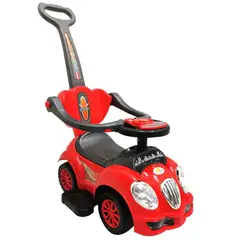 SUNBABY - Carro Montable Bebe Paseador Musical Juguete Rojo 1-5 años