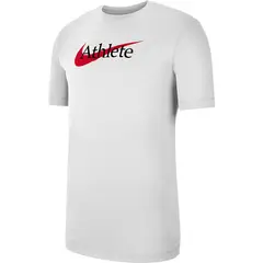 NIKE - Camiseta Hombre Dry-Fit Tee Swoosh Athlete - Blanco