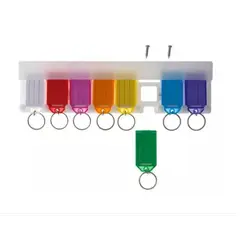 GENERICO - Organizador Identificador De Llaves Llaveros Multicolor