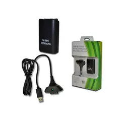 GENERICO - Kit De Carga Y Juega Para Xbox 360
