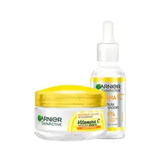 GARNIER - Kit Crema Gel Express Aclara Serum Vita C