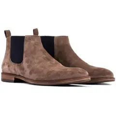 OVERSTATE - Botas Estilo Chelsea Para Hombre en Cuero  CA-5482-1627ov Taupe