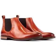OVERSTATE - Botas Estilo Chelsea en Cuero Para Hombre CA-5482-3304ov Miel