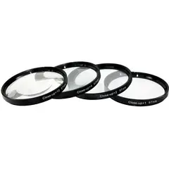 XIT PHOTO - Kit de 4 filtros macro close up 67mm para camaras canon y nikon