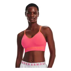 UNDER ARMOUR - Sujetador Mujer SEAMLESS LOW LONG Rosado UNDER ARMOUR.