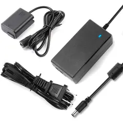 GENERICO - Adaptador de corriente para sony alpha a6400 a6500 a7 a7ii np-fw50