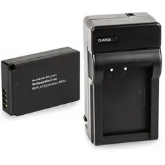 GENERICO - Set lp-e12 bateria y cargador para canon sl1 m50 m100 powershot sx70