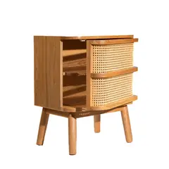 MOWLE SAS - Mesa de noche roble macizo MURSI