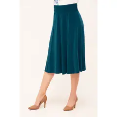 L Y H - Falda Para Mujer Verde Marca L&H