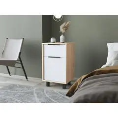RTA MUEBLES - Velador kaia z-41 rovere + blanco m mrb 7850