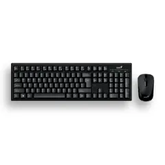 GENIUS - Combo teclado mouse KM-8101 inalambrico Negro