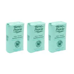 HENO DE PRAVIA - Jabón En Barra Antibacteriano - 3Pack- 450 gr