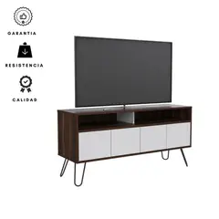 EKONOMODO COLOMBIA - Rack Para Tv 55" Dos Puertas Less Blanco