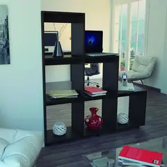 RTA MUEBLES - Librero salamanca wg/ng llw 2463