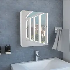 RTA MUEBLES - Gabinete de baño lumo blanco glb 3197