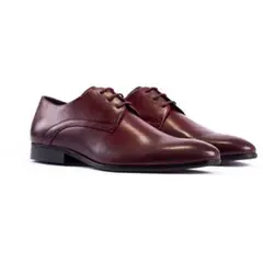 AMBITIOUS - Zapatos Formales en Cuero Para Hombre FO-5799-5336am Vinotinto