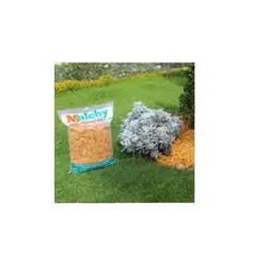 GENERICO - Astilla Orgánica Para Suelo 10 Kg Amarillo Mulchy