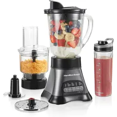HAMILTON BEACH - Licuadora Sistema de Cocina Trituradora 3 en 1