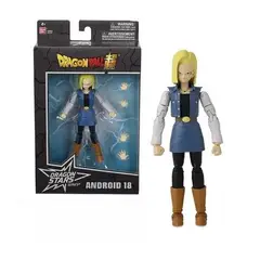 HASBRO - Androide 18 Figura Dragon Ball Z Dragon Stars Bandai 16 Cm