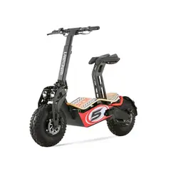 GENERICO - Patineta eléctrica Velociero 1600w Roja Blanca Auteco