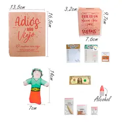 COMPRALOENCASA COM - Kit año viejo muñeco caja ritual fin de año kav20NINA