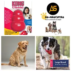 KONG COMPANY - Juguete para Perro Porta pasabocas Kong Talla L