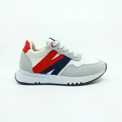 PAPOS - Tenis Niños Drago Blanco Azul y Rojo