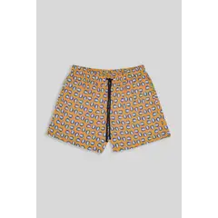 SOLOIO - Pantaloneta de baño naranja pez globo
