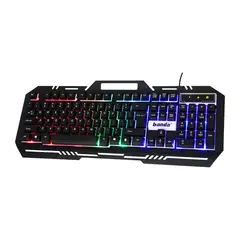 GENERICO - Teclado Gamer Mecánico Retroiluminado Rgb Usb