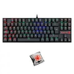 REDRAGON - Teclado Gamer Kumara K552 Switch Red Latam Rgb