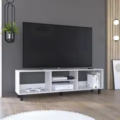 RTA MUEBLES - Rack para tv tunez 160 blanco mqz 1 rlb 8203