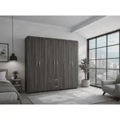 RTA MUEBLES - Closet bariloche coñac/bl ccb 4999