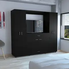 RTA MUEBLES - Closet manila z-200 new wengue clw 2976
