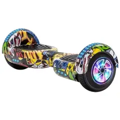 GENERICO - Malumeta Electrica Scooter Bluetooth 6.5 Pulgadas graffity