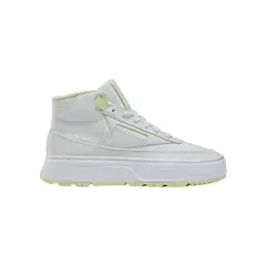 REEBOK - Tenis Mujer Club C Geo Mid - Blanco - Amarillo