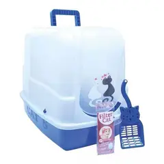 MAOS - BAÑO ARENERO PARA GATOS CON FILTRO.