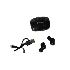 WIT - Audífonos Bluetooth Cómodos Con Caja Para Cargar Cable