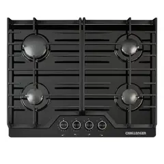 CHALLENGER - Cubierta De Empotrar Gas Vidrio Temp 4 PTS - SQ 6765