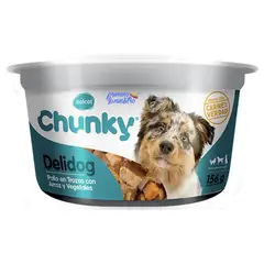 CHUNKY - Delidog Pollo Con Arroz y Vegetales Perro x 156g