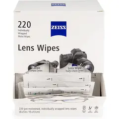 GENERICO - Paños Húmedos Zeiss 220 Limpieza Gafas Lentes Pantallas